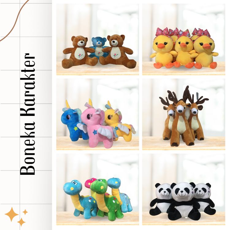 beli boneka karakter terpercaya